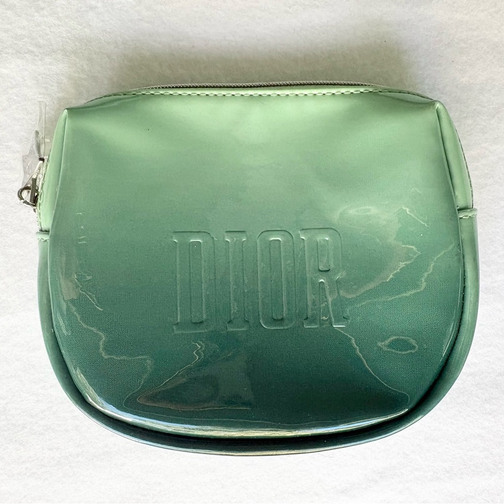 Christian Dior Ombre Green Cosmetic Bag NWOT